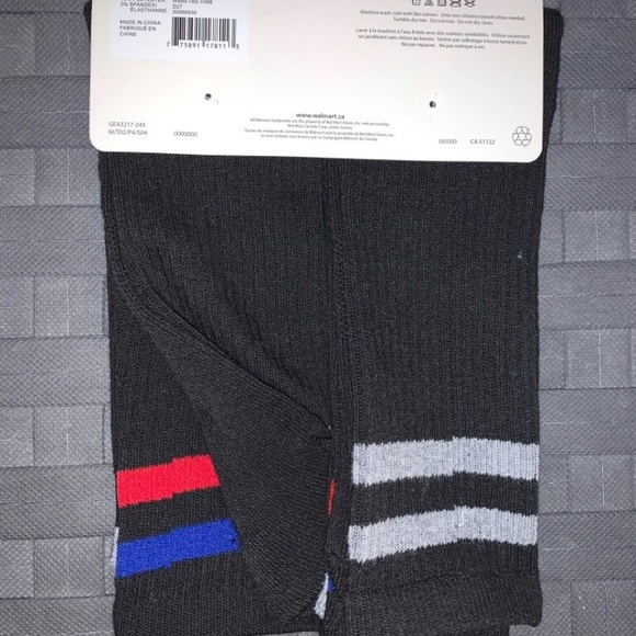 Men’s Funny Novelty Sport Socks 2-Pair “NO PAIN, NO PIZZA” - Picture 3 of 4